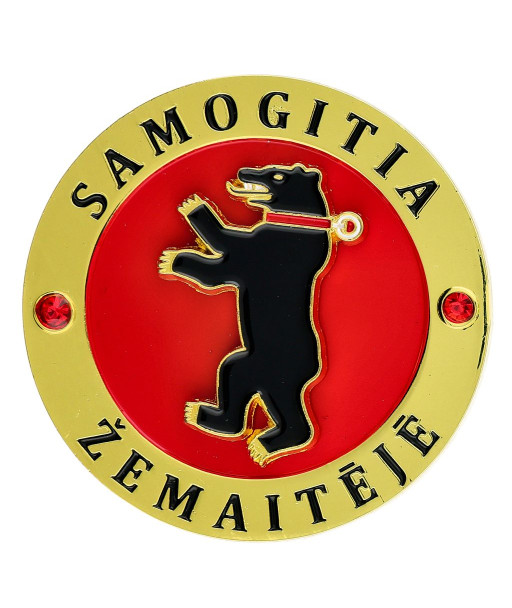 Fridge Magnet Samogitia with Spinning Bear